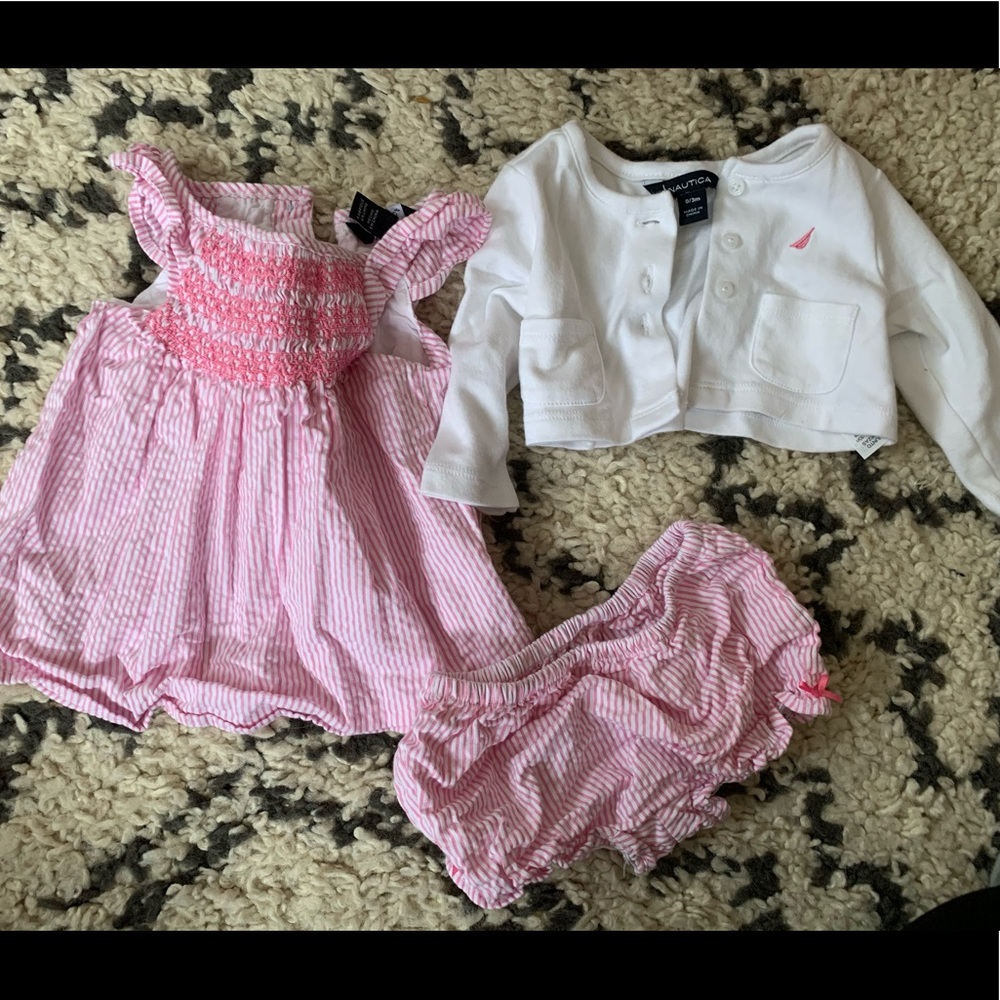 Baby girls nautica set